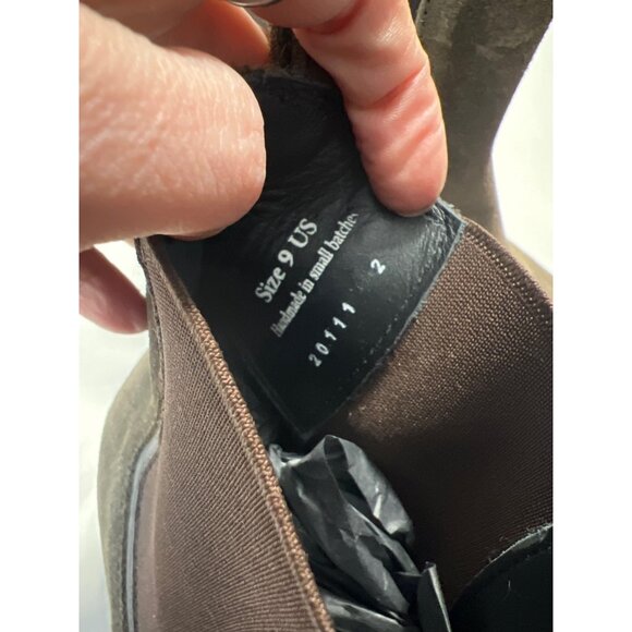 Thursday Boot Co. Womens Duchess Chelsea Boots Dark Olive 9 - Picture 5 of 11